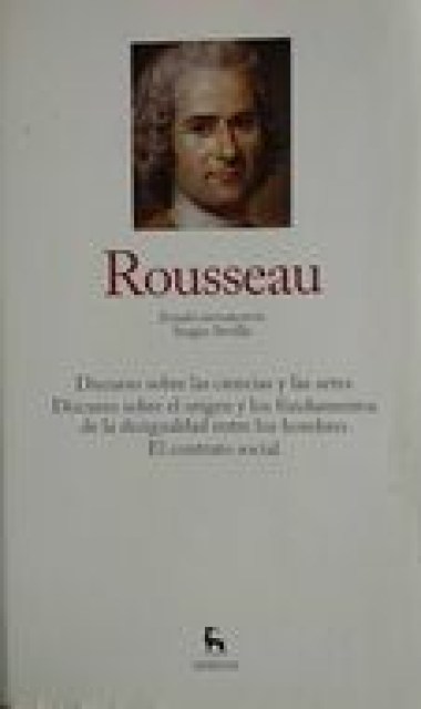 ROUSSEAU-I-Discurso-sobres-ciencias-Sobrel-origen-Contrato-Social-9788447377572