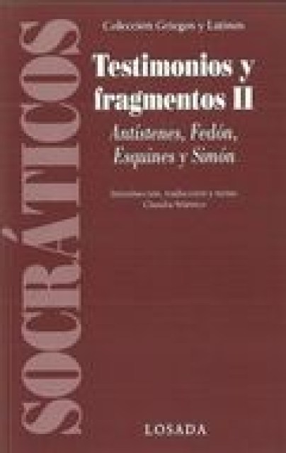 SOCRaTICOS-TESTIMONIOS-FRAGMENTOS-2-ANTiSTENES,-FEDoN,SQUINES,-SIMoN-9789500399845